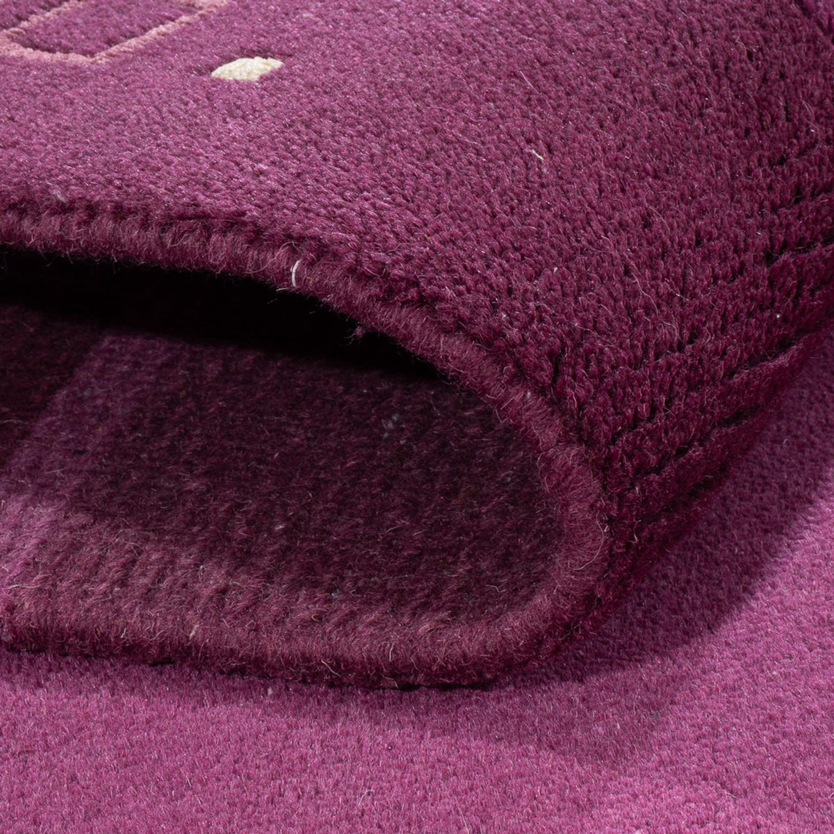 Dywan z Nepalu - 180 x 120 cm - fioletowy