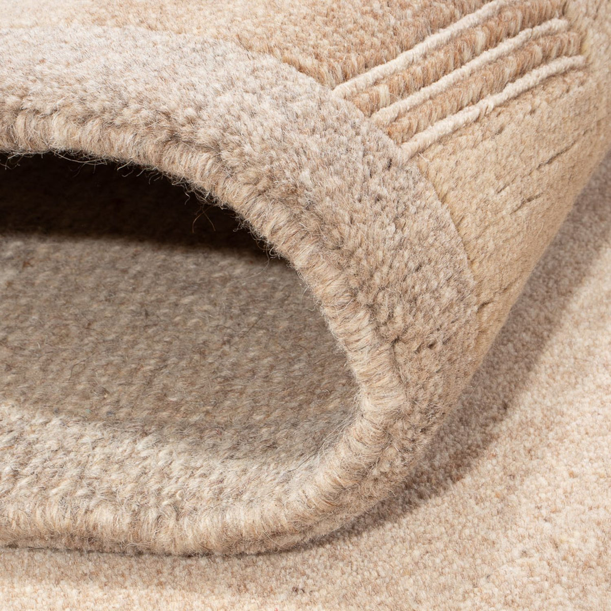 Dywan z Nepalu - 200 x 142 cm - beżowy