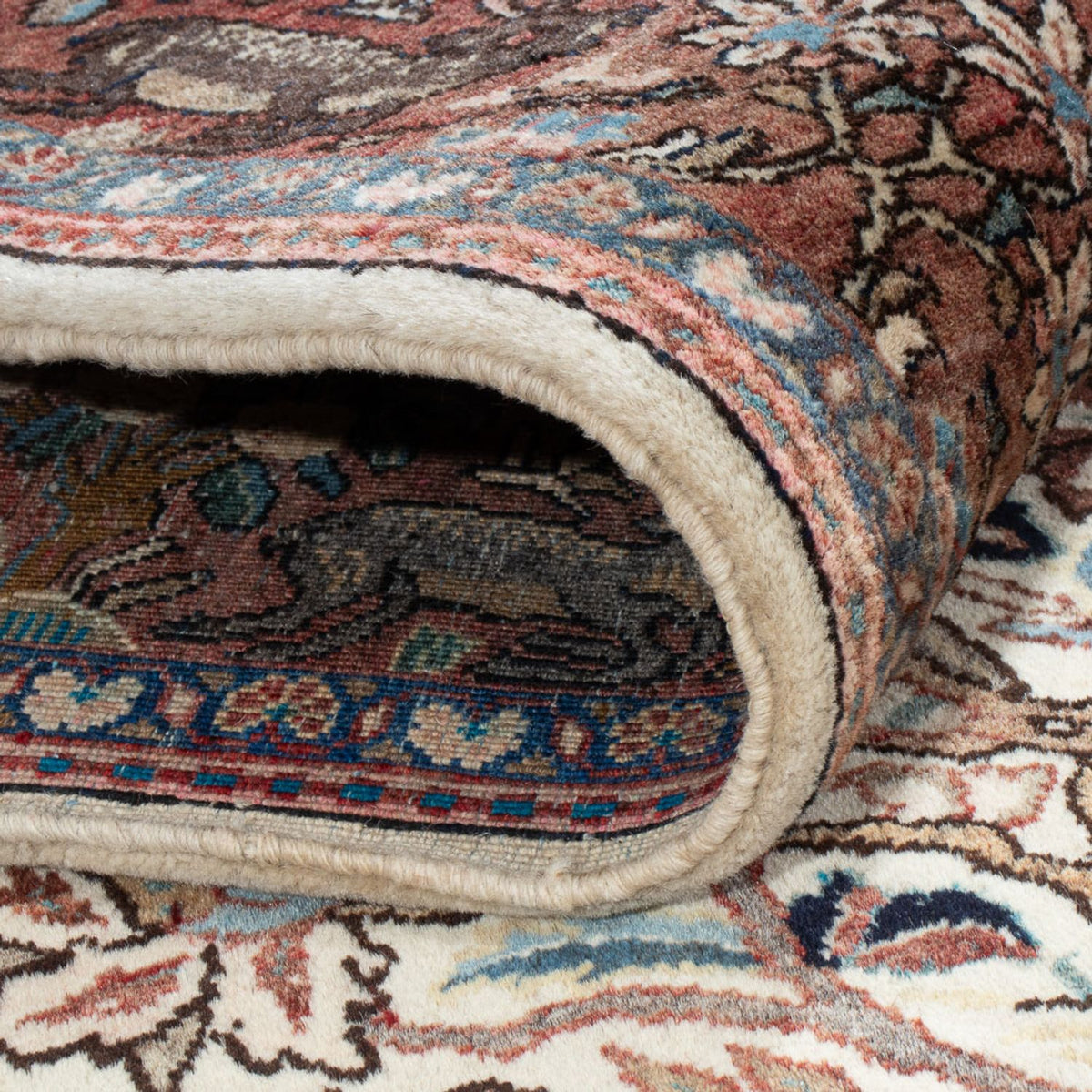 Dywan perski - Klasyczny - 205 x 130 cm - jasna czerwień