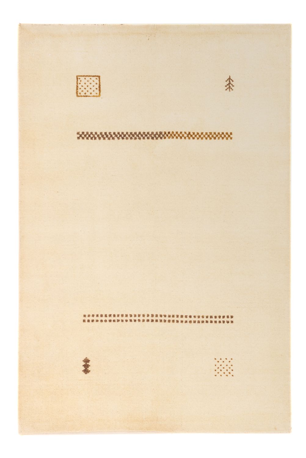 Dywan Gabbeh - Loribaft Softy - 174 x 120 cm - beżowy