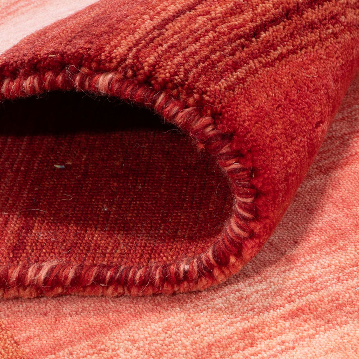Dywan Gabbeh - Loribaft Softy - 189 x 120 cm - czerwony