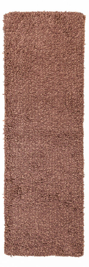 Biegacz Dywan o wysokim runie - 203 x 64 cm - brązowy