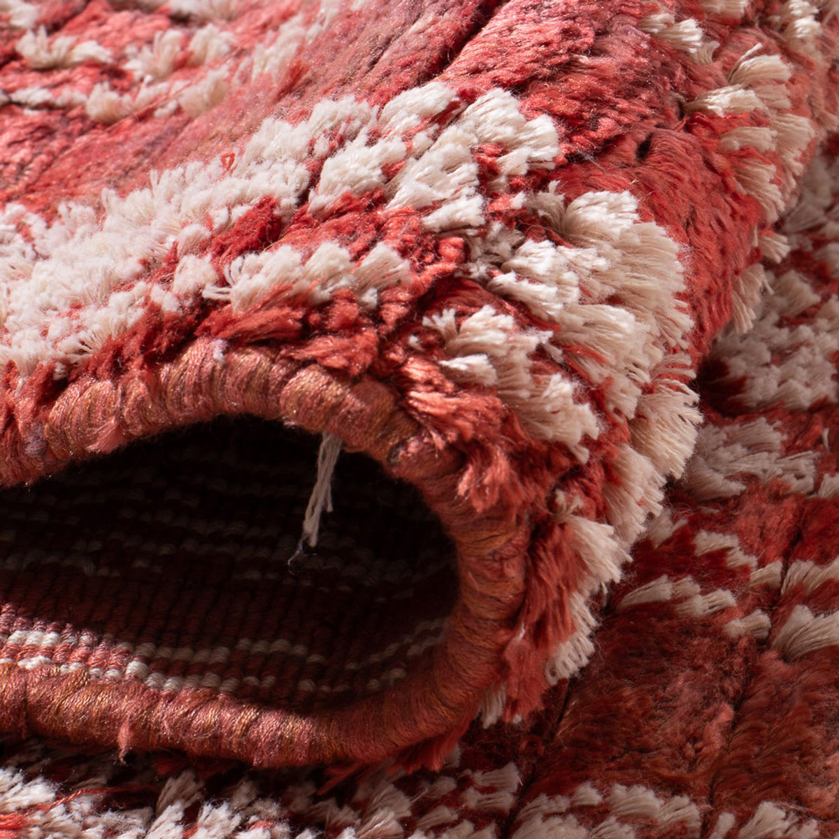 Biegacz Dywan wiskozowy - 222 x 70 cm - jasna czerwień