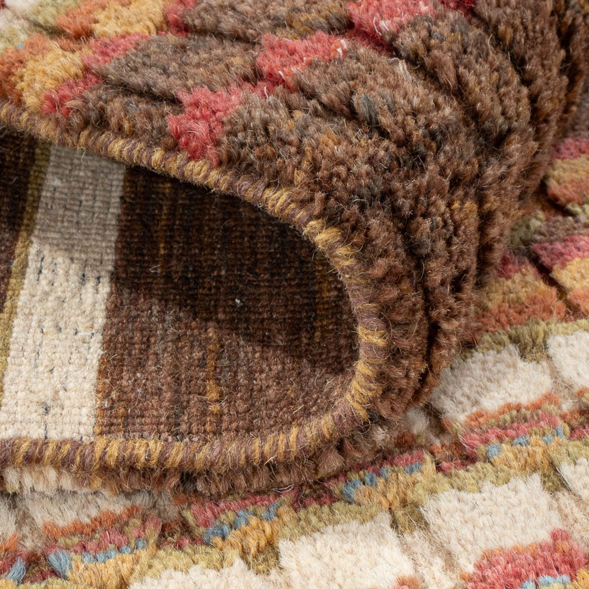 Dywan Gabbeh - Loribaft Softy - 150 x 100 cm - wielokolorowy