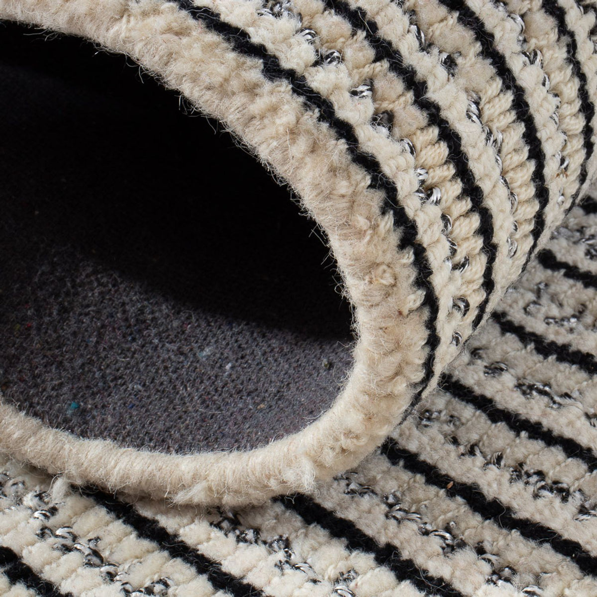 Biegacz Dywan wełniany - 145 x 80 cm - beżowy