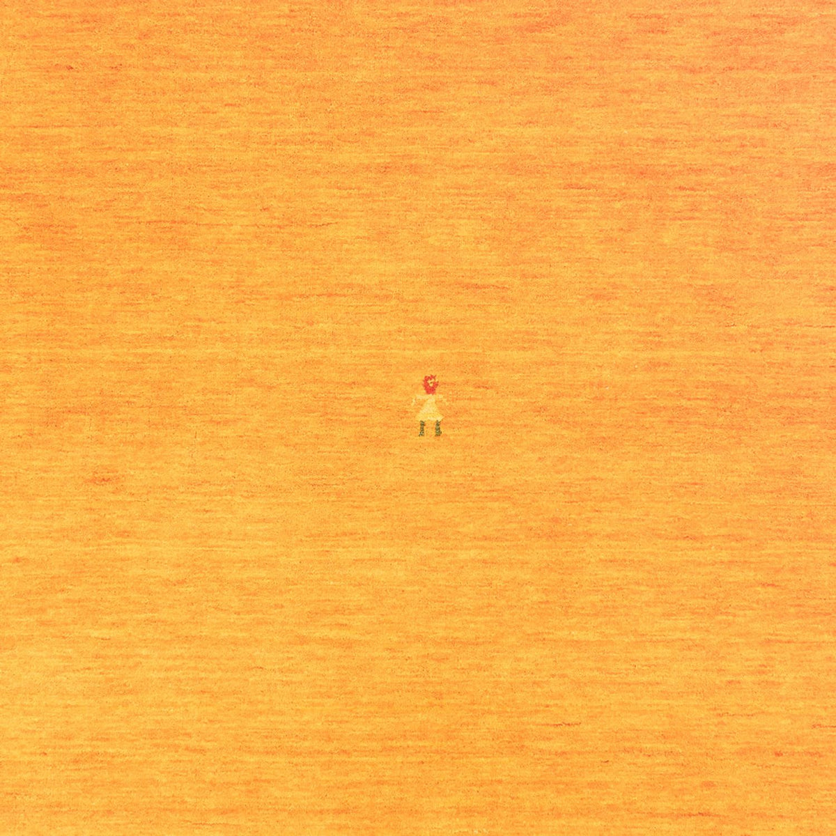 Dywan Gabbeh - Miękki kwadratowy  - 250 x 250 cm - złoto