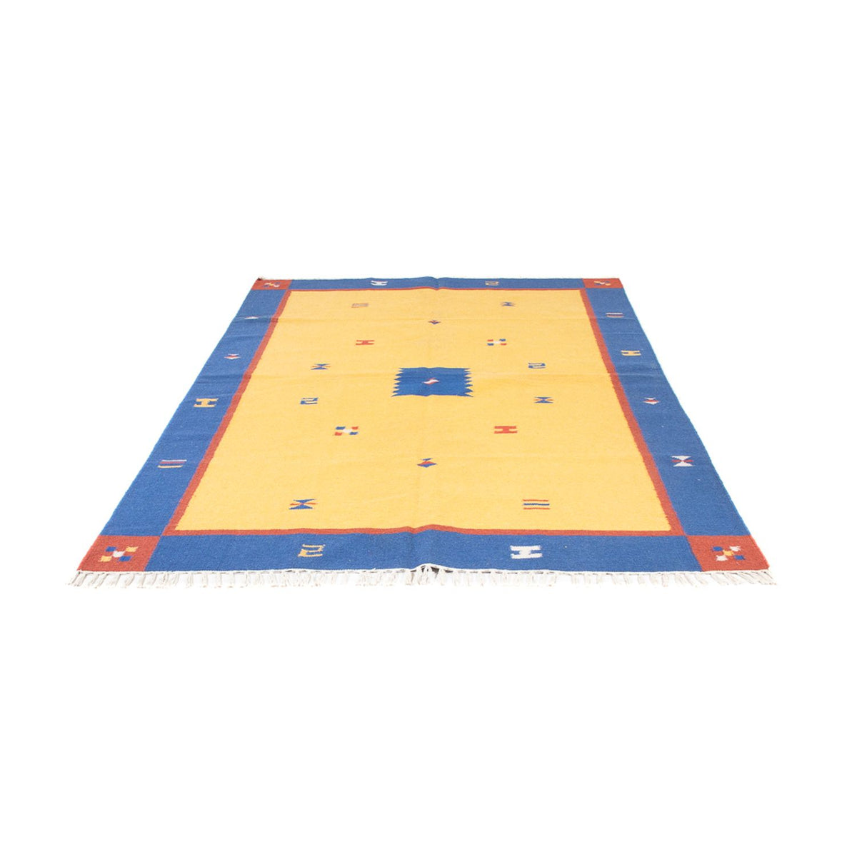 Dywan Kelim - modny - 240 x 170 cm - wielokolorowy