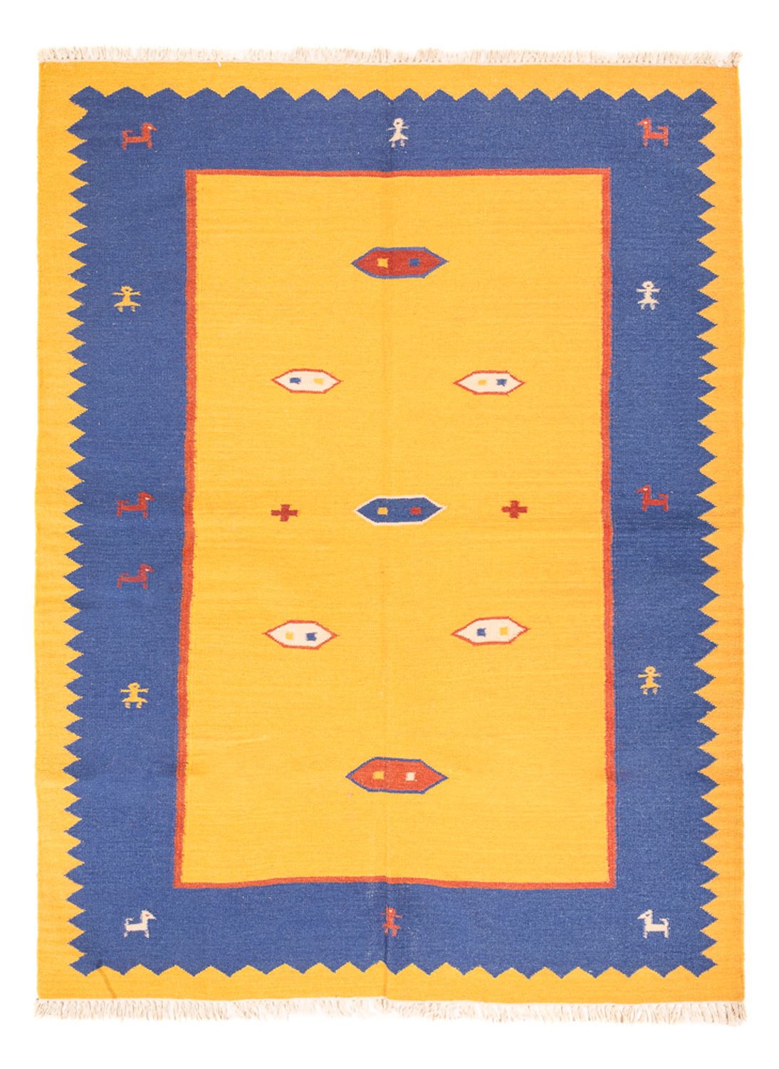 Dywan Kelim - modny - 240 x 170 cm - wielokolorowy