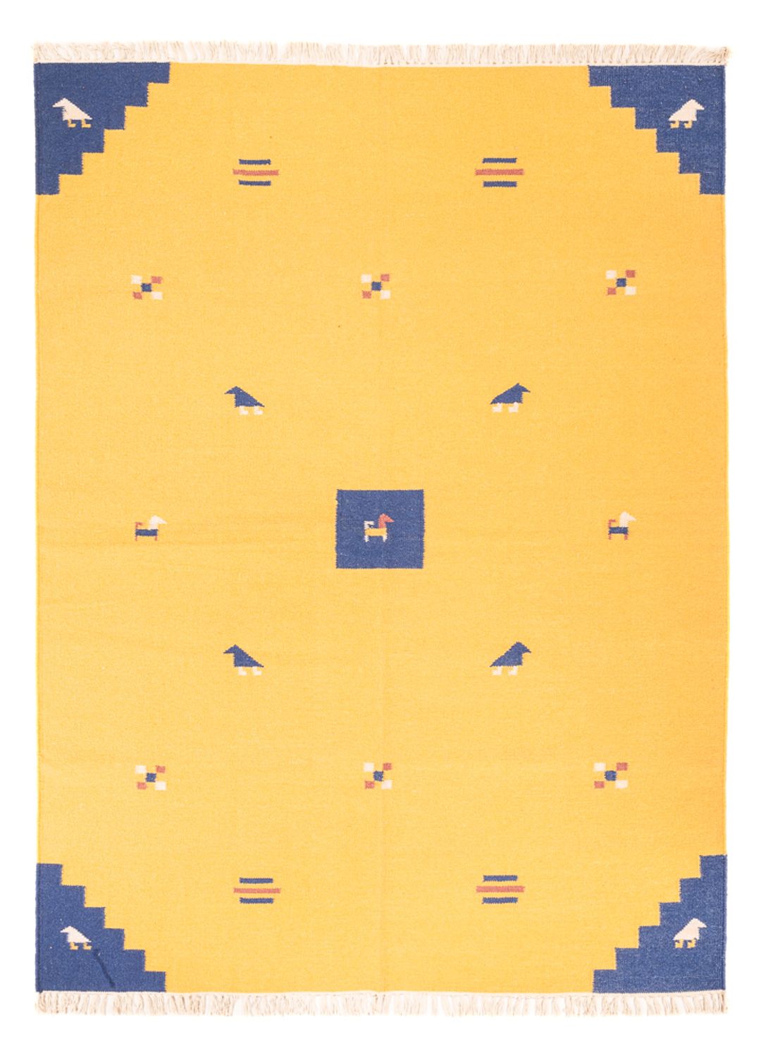 Dywan Kelim - modny - 240 x 170 cm - wielokolorowy