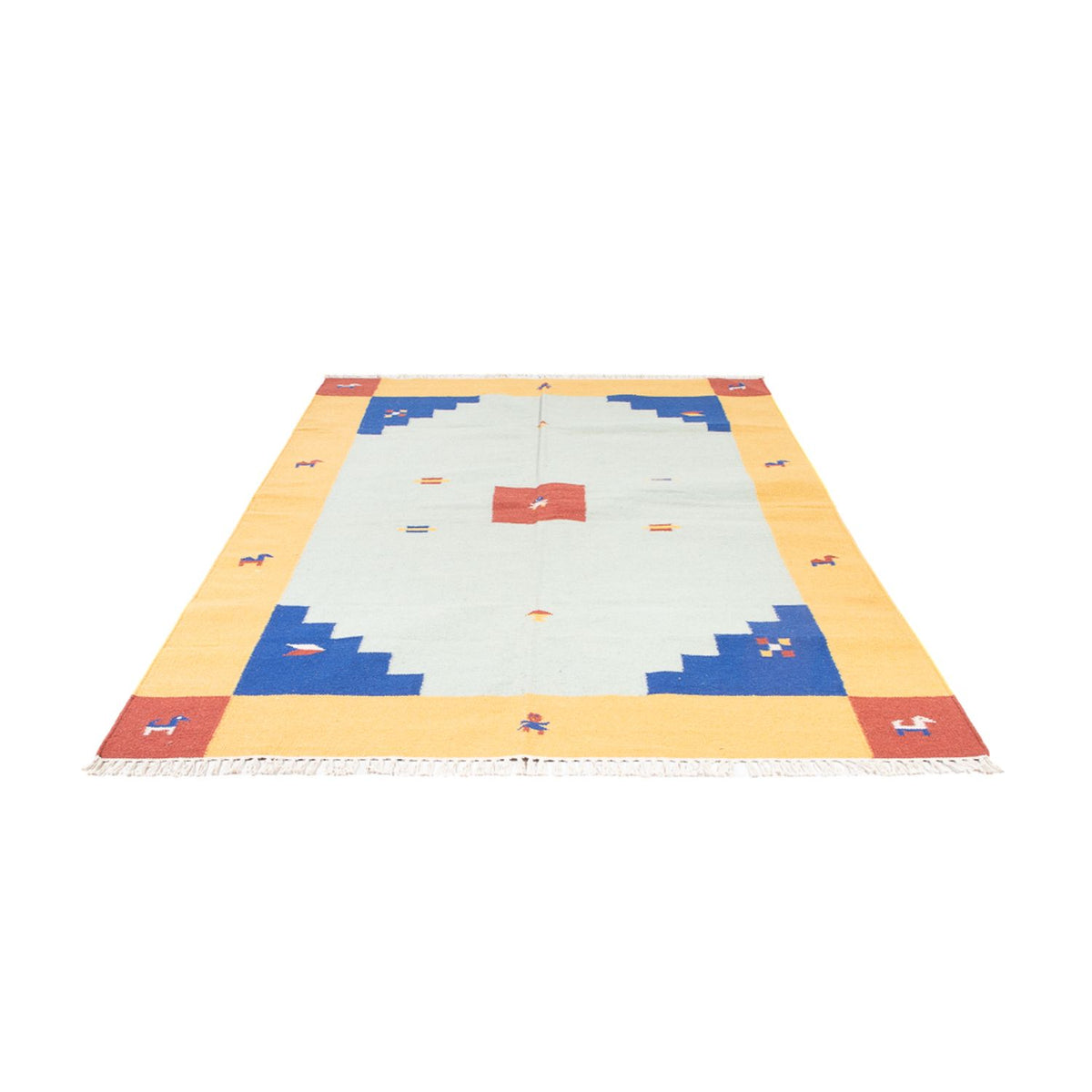 Dywan Kelim - modny - 240 x 170 cm - wielokolorowy