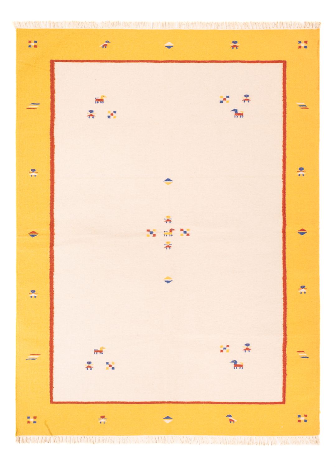 Dywan Kelim - modny - 240 x 170 cm - wielokolorowy