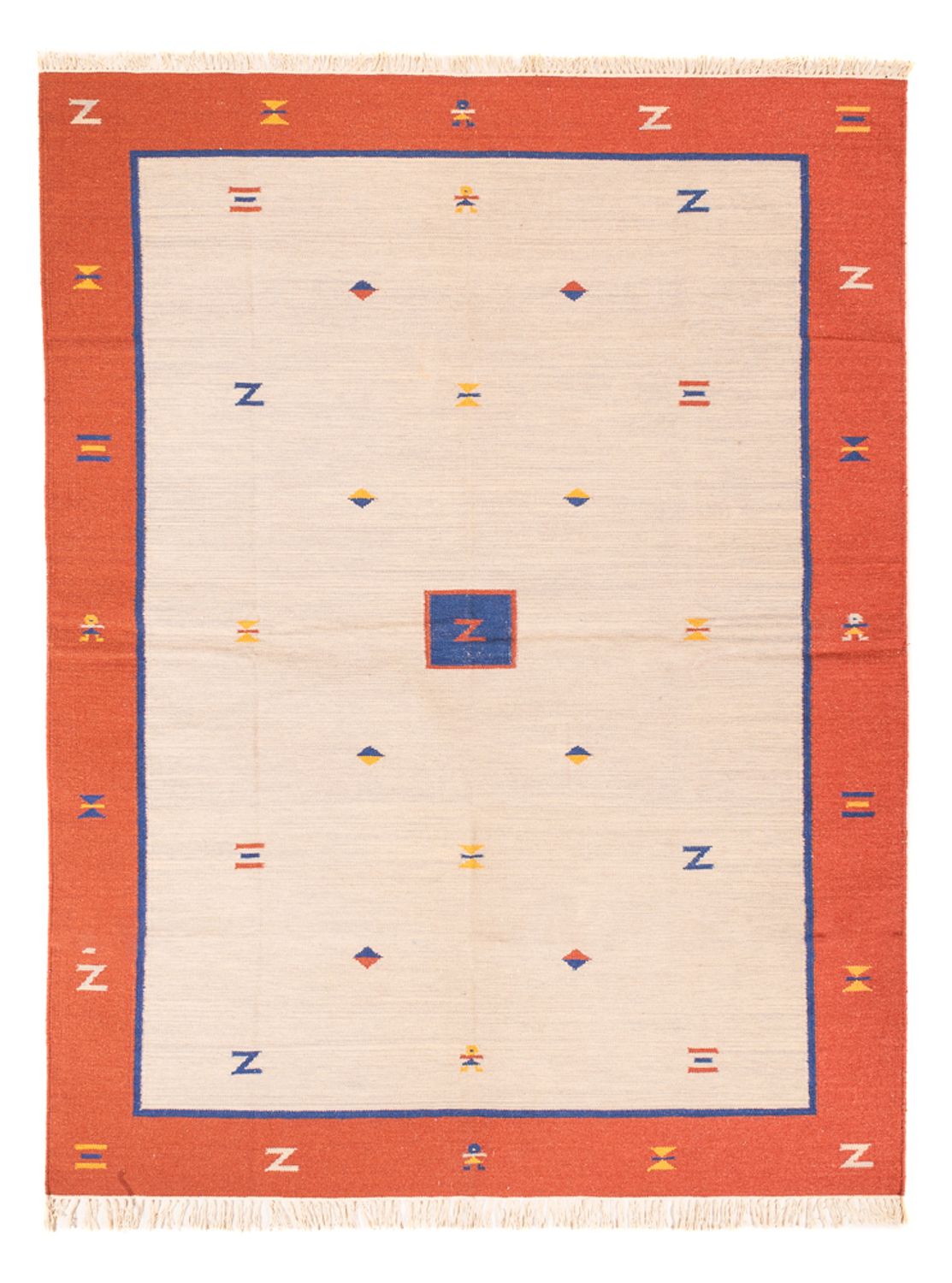 Dywan Kelim - modny - 240 x 170 cm - wielokolorowy