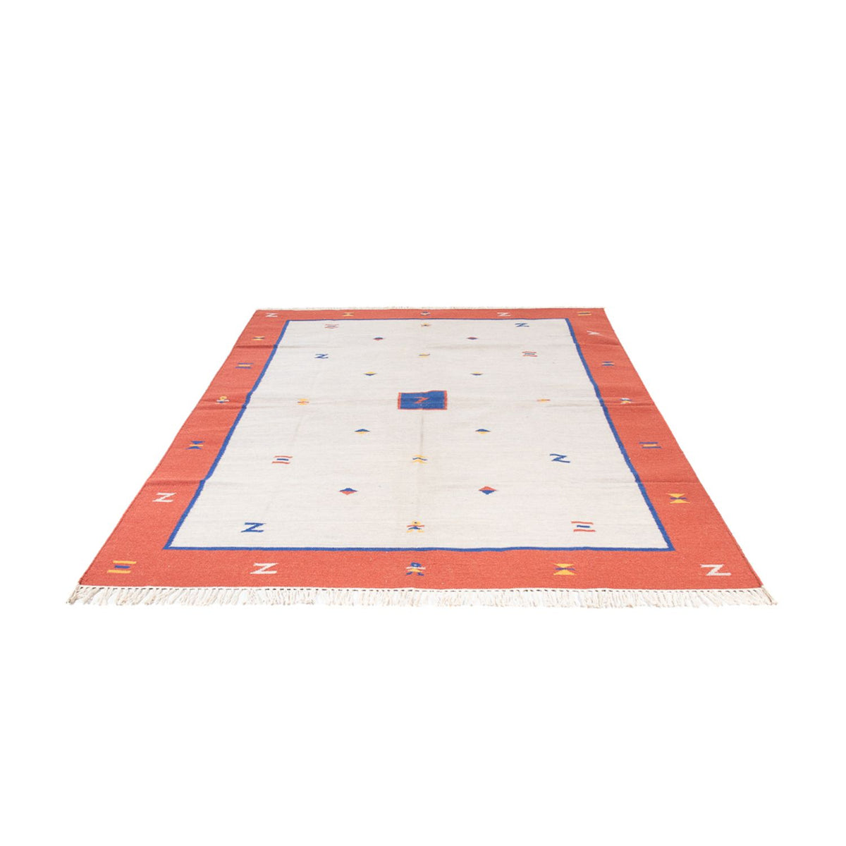 Dywan Kelim - modny - 240 x 170 cm - wielokolorowy