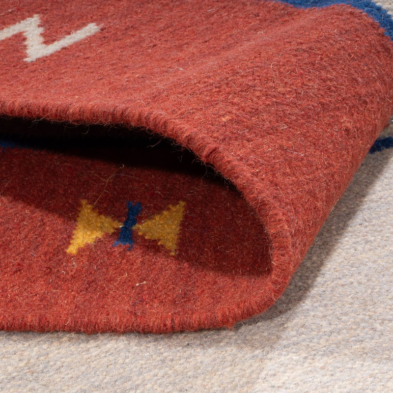 Dywan Kelim - modny - 240 x 170 cm - wielokolorowy