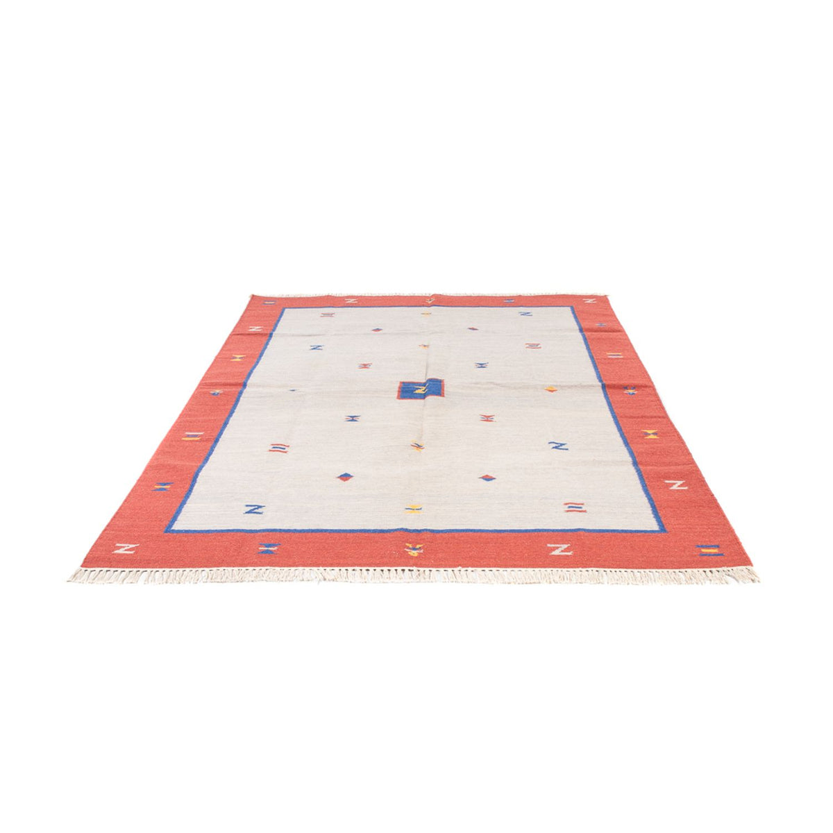 Dywan Kelim - modny - 240 x 170 cm - wielokolorowy