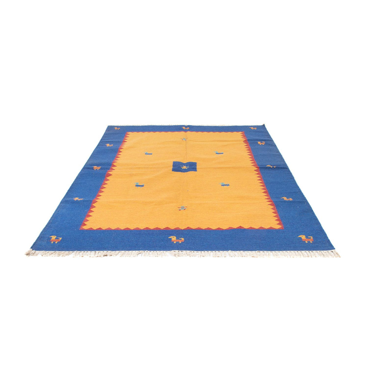 Dywan Kelim - modny - 240 x 170 cm - wielokolorowy