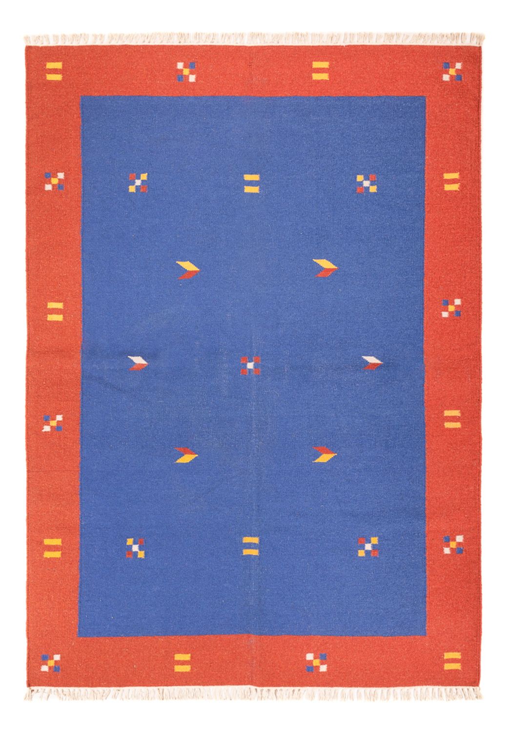 Dywan Kelim - modny - 240 x 170 cm - wielokolorowy