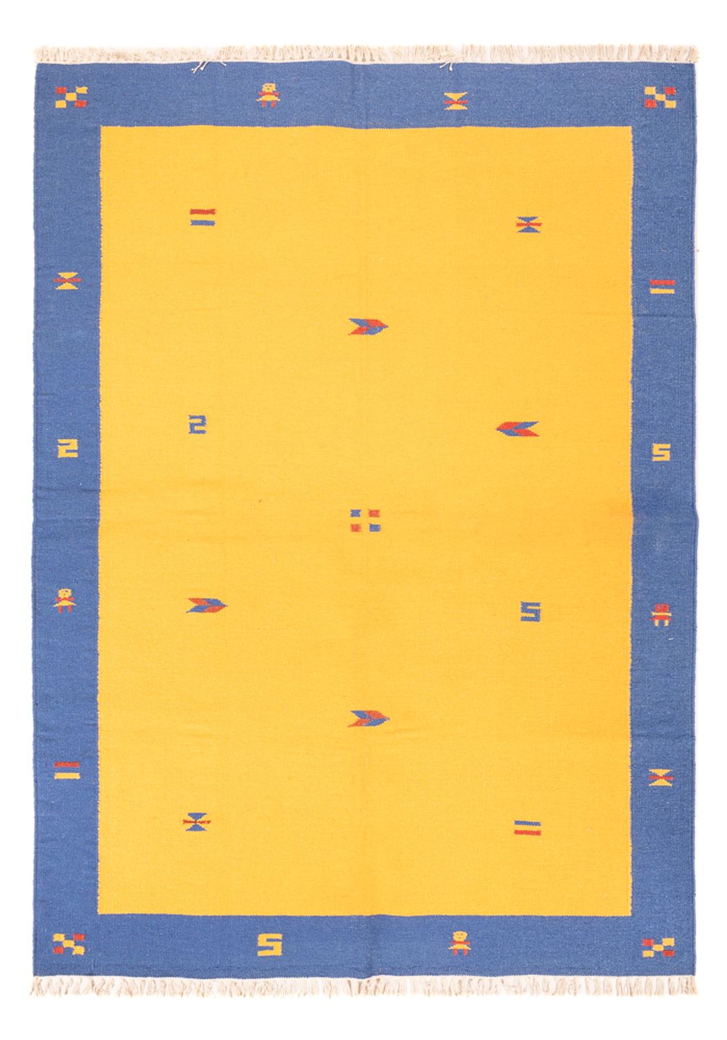 Dywan Kelim - modny - 240 x 170 cm - wielokolorowy