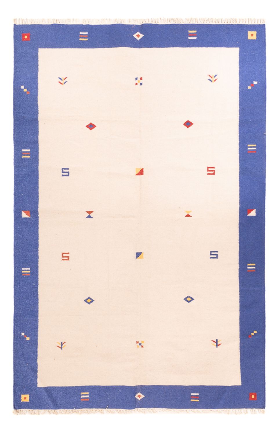 Dywan Kelim - modny - 300 x 200 cm - wielokolorowy