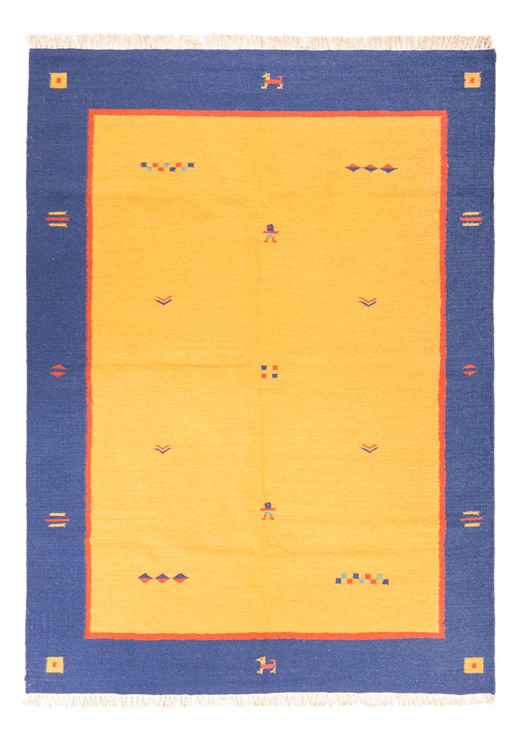 Dywan Kelim - modny - 240 x 170 cm - wielokolorowy