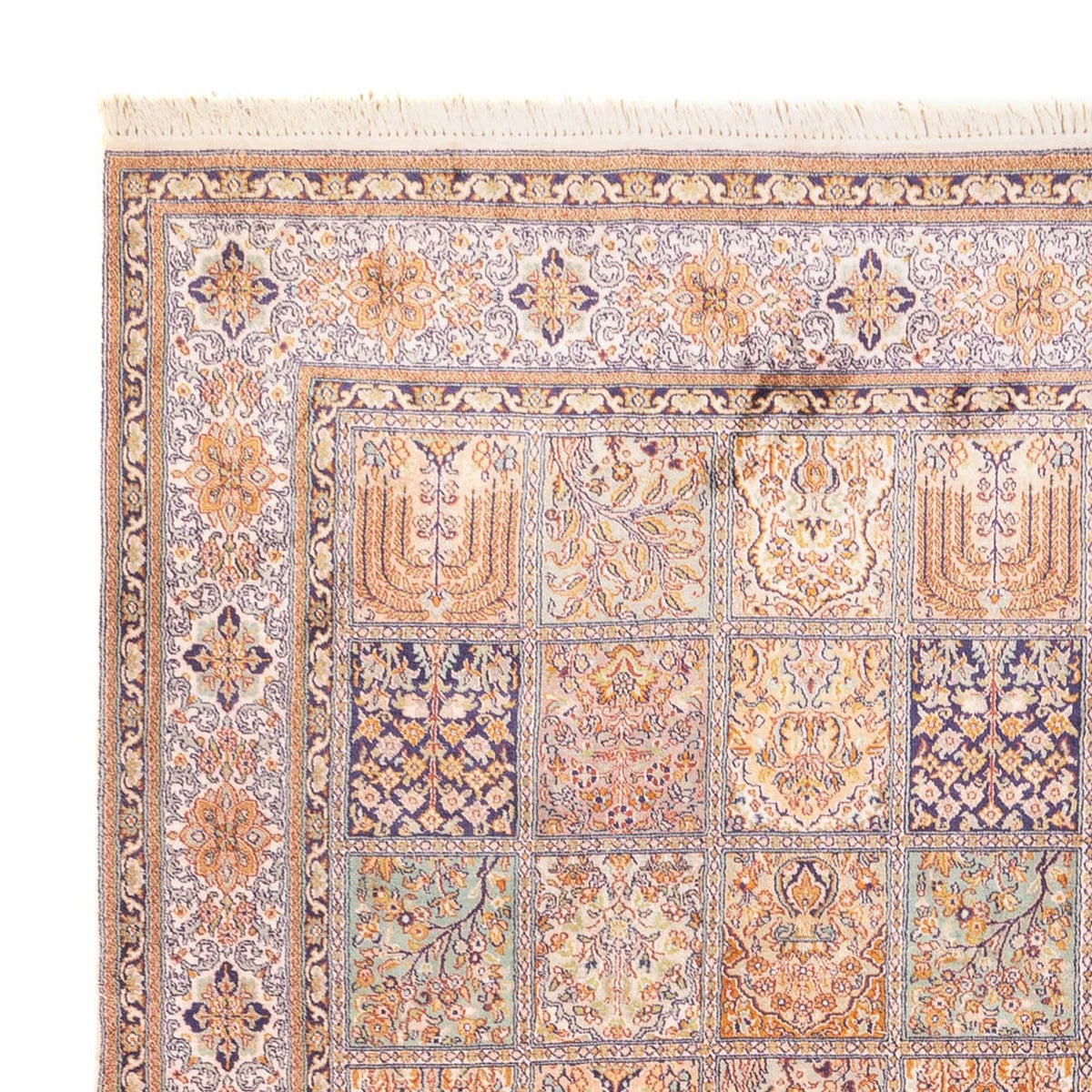 Jedwabny dywan - Kashmir Silk - 337 x 247 cm - jasna czerwień