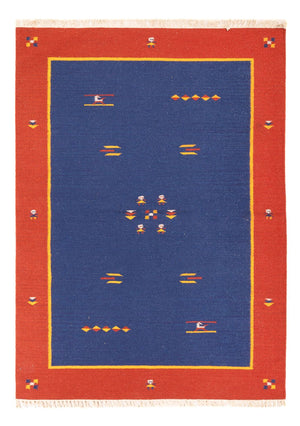 Dywan Kelim - modny - 200 x 140 cm - wielokolorowy