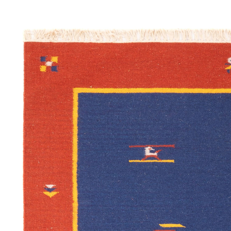 Dywan Kelim - modny - 200 x 140 cm - wielokolorowy