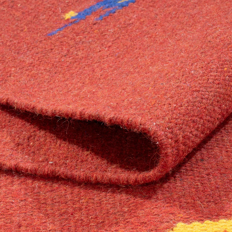 Dywan Kelim - modny - 180 x 120 cm - rdza