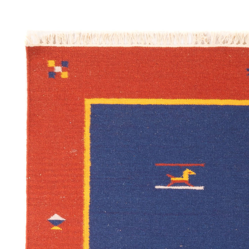 Dywan Kelim - modny - 200 x 140 cm - wielokolorowy