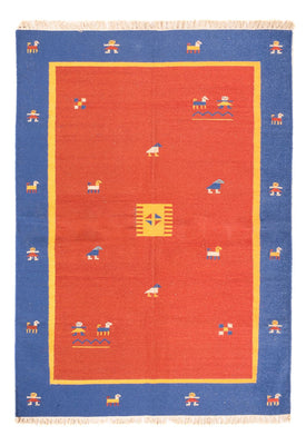 Dywan Kelim - modny - 200 x 140 cm - wielokolorowy