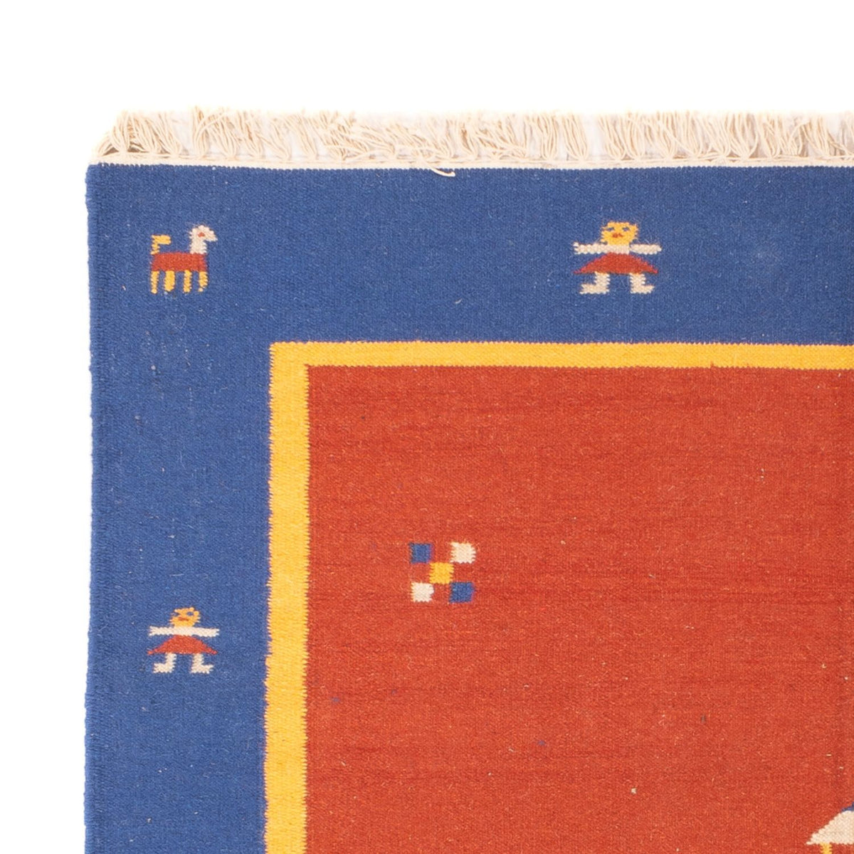 Dywan Kelim - modny - 200 x 140 cm - wielokolorowy