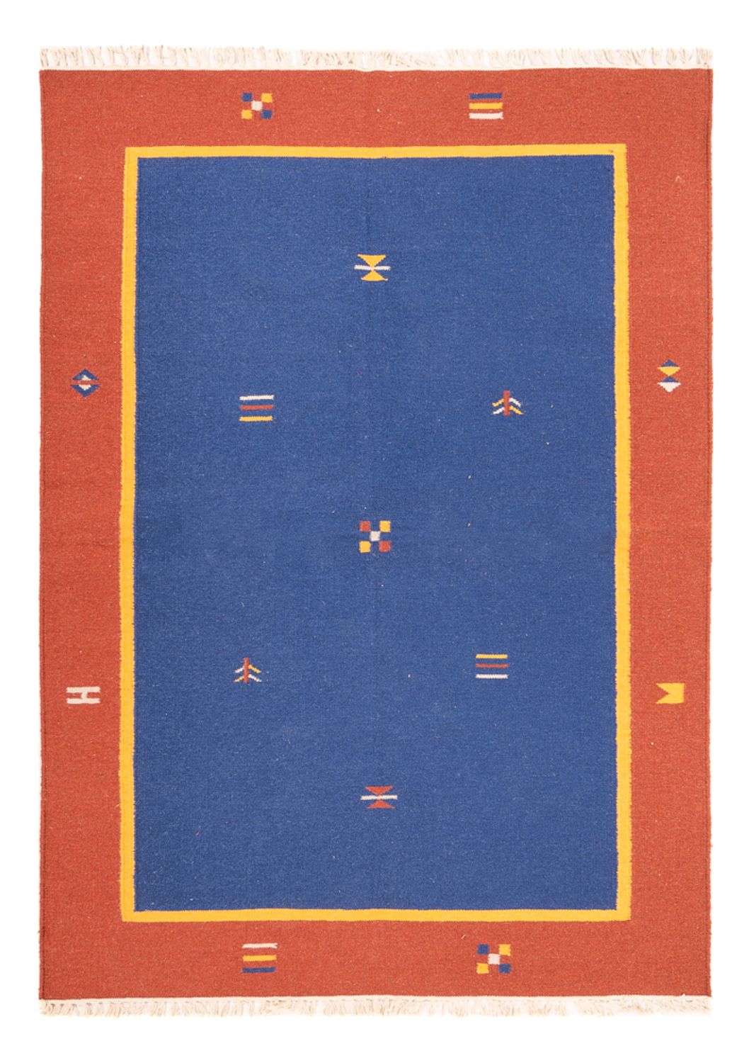 Dywan Kelim - modny - 200 x 140 cm - wielokolorowy