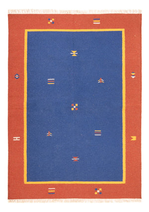 Dywan Kelim - modny - 200 x 140 cm - wielokolorowy