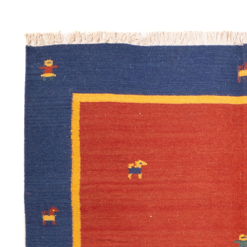 Dywan Kelim - modny - 200 x 140 cm - wielokolorowy