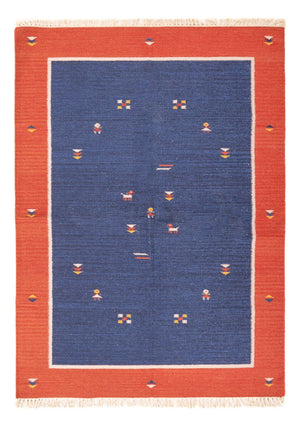 Dywan Kelim - modny - 200 x 140 cm - wielokolorowy