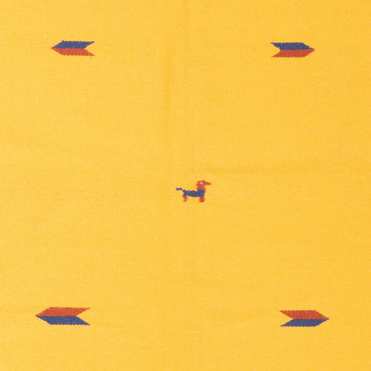 Dywan Kelim - modny - 180 x 120 cm - żółty