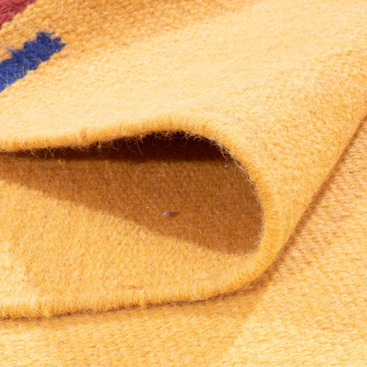 Dywan Kelim - modny - 180 x 120 cm - żółty