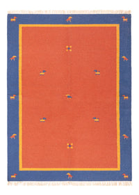 Dywan Kelim - modny - 200 x 140 cm - wielokolorowy