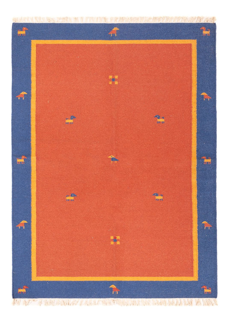 Dywan Kelim - modny - 200 x 140 cm - wielokolorowy