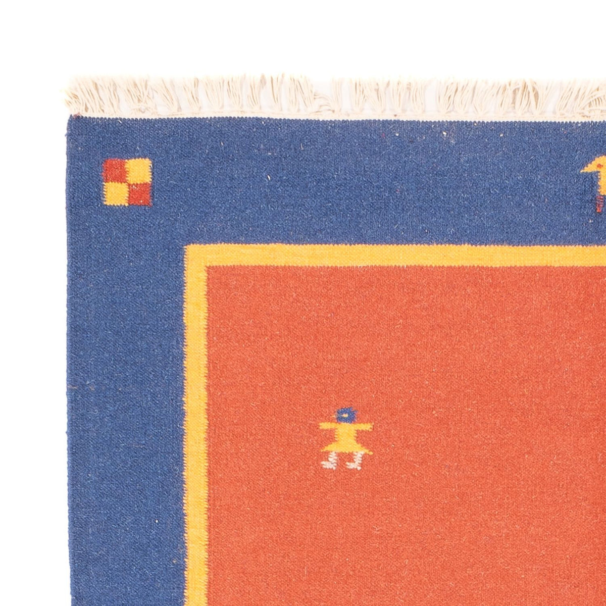 Dywan Kelim - modny - 200 x 140 cm - wielokolorowy