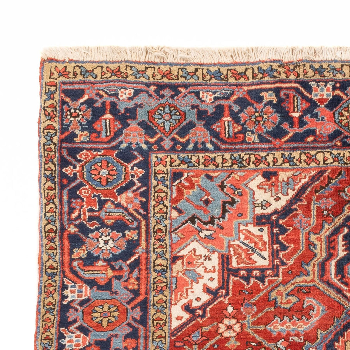 Perski dywan - Nomadyczny - 185 x 140 cm - czerwony