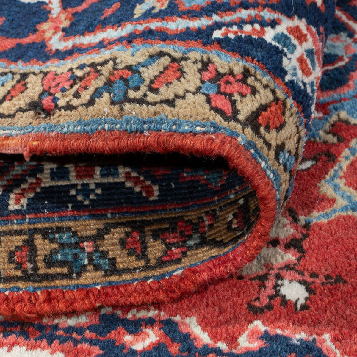 Perski dywan - Nomadyczny - 185 x 140 cm - czerwony