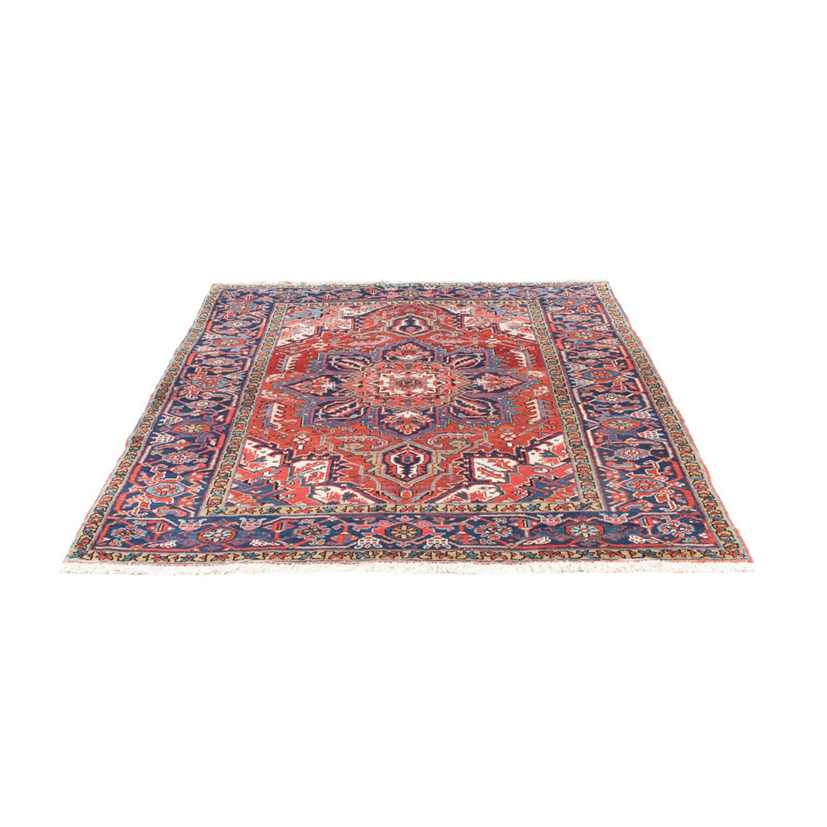 Perski dywan - Nomadyczny - 185 x 140 cm - czerwony