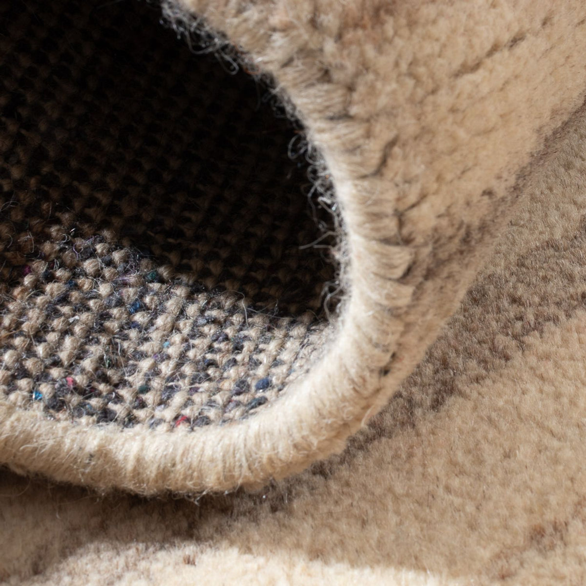 Dywan Gabbeh - Miękki - 160 x 110 cm - beżowy