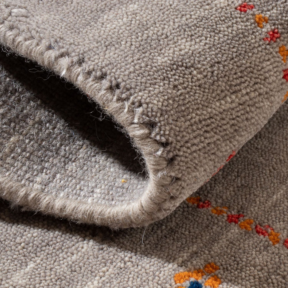 Dywan Gabbeh - Loribaft Softy - 103 x 62 cm - karmelowy