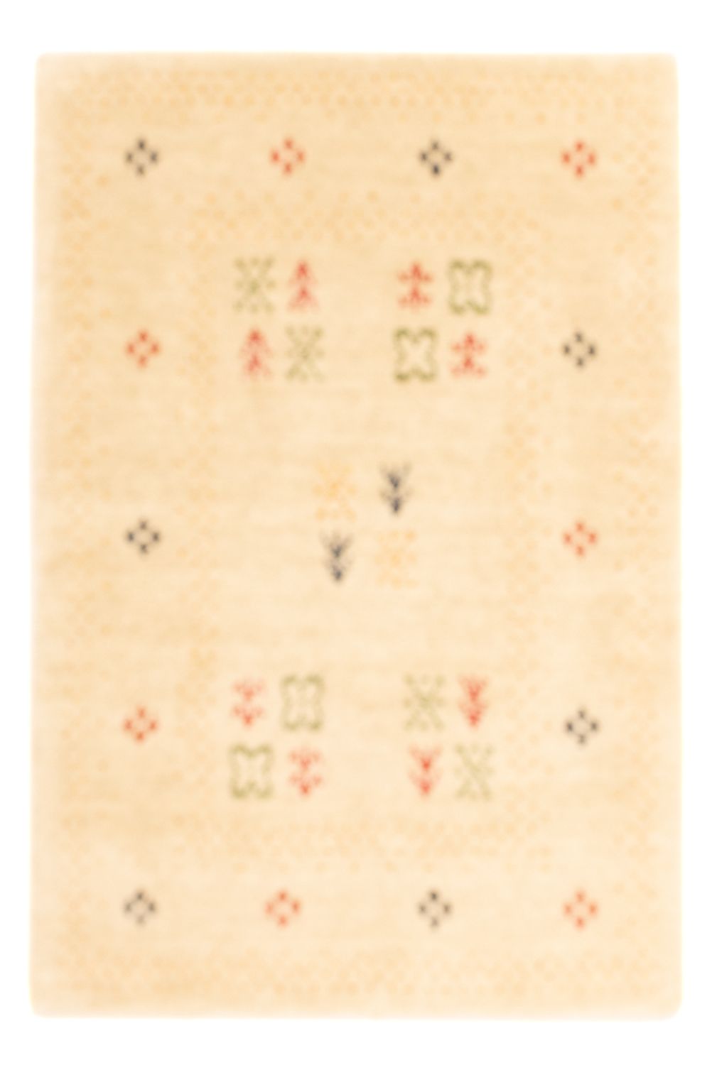 Dywan Gabbeh - Loribaft Softy - 90 x 60 cm - beżowy