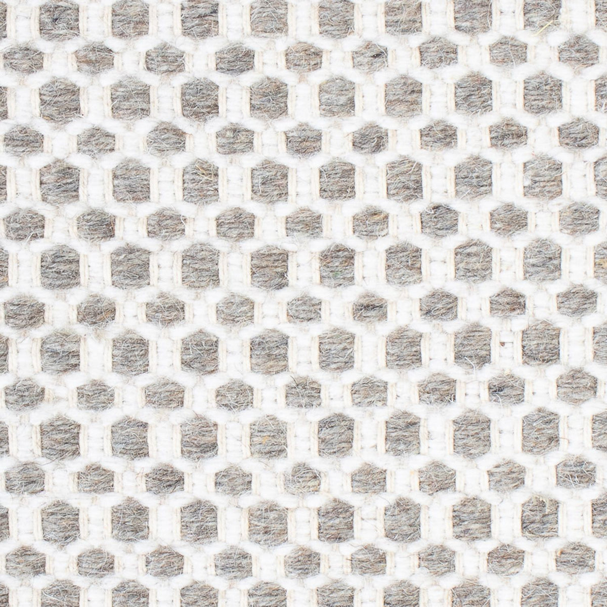 Dywan wełniany kwadratowy  - 34 x 30 cm - jasnoszary