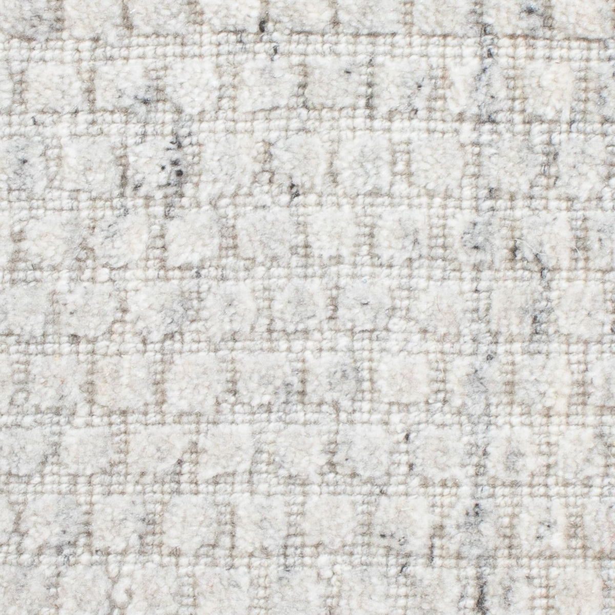 Dywan wełniany kwadratowy  - 33 x 30 cm - jasnoszary