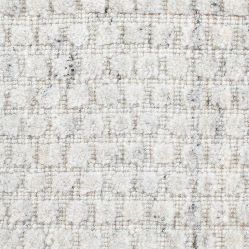 Dywan wełniany kwadratowy  - 33 x 30 cm - jasnoszary