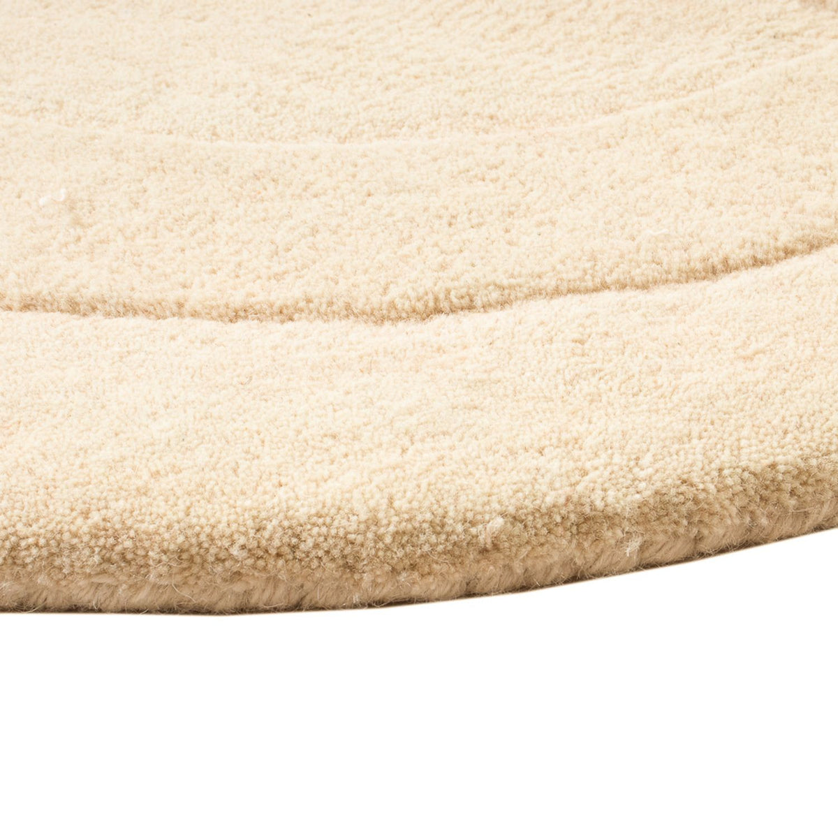 Dywan wełniany - 92 x 60 cm - beżowy